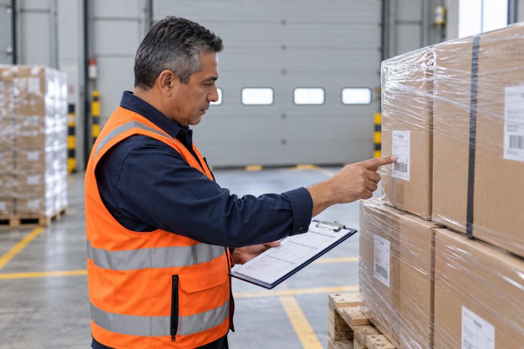 Verificación del pedido listo para despacho